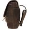 Show in main carousel: Huntley Equestrian Suede Leather Designer Shoulder Backpack, Brown slide 2 of 7