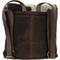 Show in main carousel: Huntley Equestrian Suede Leather Designer Shoulder Backpack, Brown slide 3 of 7
