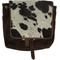 Show in main carousel: Huntley Equestrian Suede Leather Designer Shoulder Backpack, Brown slide 4 of 7