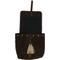 Show in main carousel: Huntley Equestrian Suede Leather Designer Shoulder Backpack, Brown slide 5 of 7