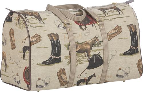 Show full view: Huntley Equestrian Tapestry Duffle Equipment Bag, Style 1 slide 2 of 8