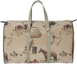 Huntley Equestrian Tapestry Duffle Equipment Bag, Style 2