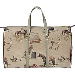 Huntley Equestrian Tapestry Duffle Equipment Bag, Style 2