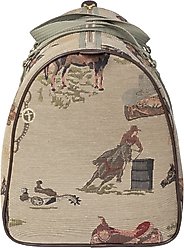Huntley Equestrian Tapestry Duffle Equipment Bag, Style 2 slide 2 of 9