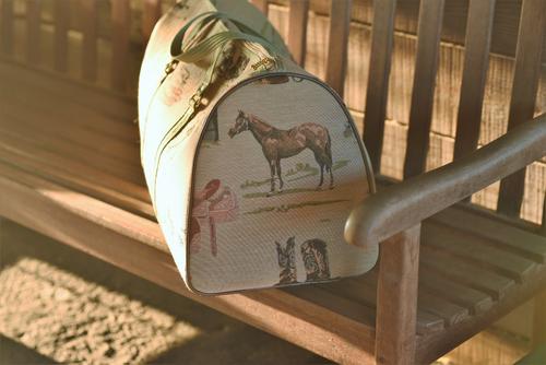 Show full view: Huntley Equestrian Tapestry Duffle Equipment Bag, Style 2 slide 9 of 11