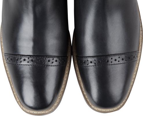 Show full view: Huntley Equestrian Women's Premium Leather English Paddock Back Zipper Horse Riding Boots, Size 11 slide 5 of 9