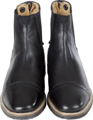 Show full view: Huntley Equestrian Women's Premium Leather English Paddock Back Zipper Horse Riding Boots, Size 6 slide 3 of 9