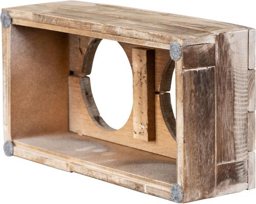 Show full view: Huntley Pet Elevated Double Feeder Stainless Steel Bowls Dog & Cat Feeder, Berjen, Large slide 8 of 11