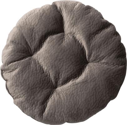 Show full view: Huntley Pet Hemisphere Rattan Elevated with Cushion Dog & Cat Bed, Grey, Medium slide 6 of 11