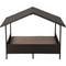 Show in main carousel: Huntley Pet Rattan Wicker Indoor Outdoor Cabana Raised Dog & Cat Bed, Brown, Large slide 5 of 10
