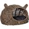 Show in main carousel: Huntley Pet Wicker Cat Shaped Small Dog & Cat Bed, Grey, Medium slide 2 of 7