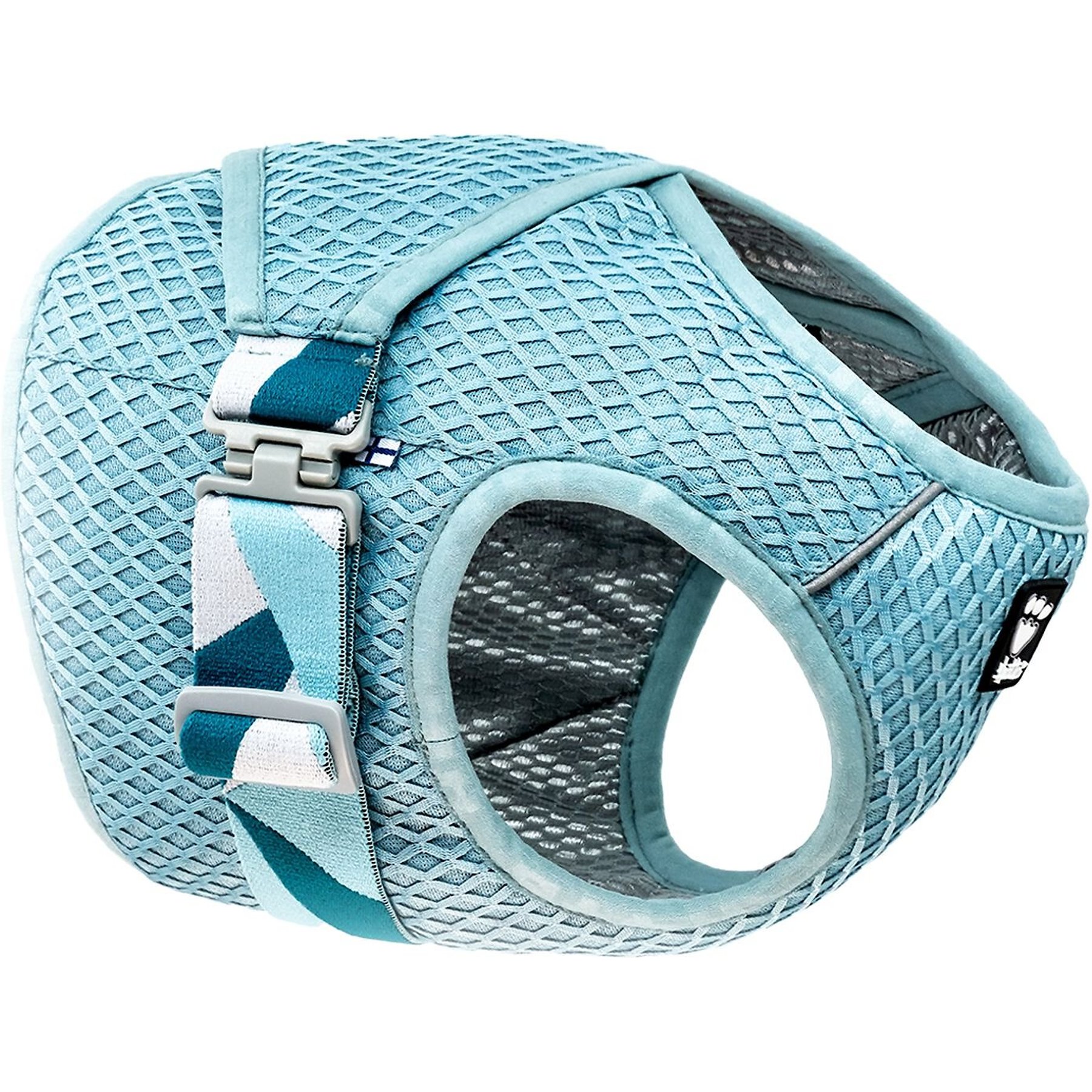 Hurtta Cooling Dog Wrap, Aquamarine, 34-38-in