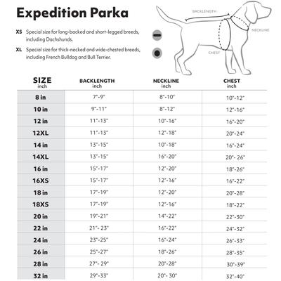 Show full view: Hurtta Expedition Insulated Dog Parka, Bilberry, 14-in, X-Large slide 4 of 7