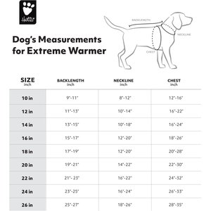 Hurtta Extreme Warmer Insulated Dog Parka, Lingon, 18-in