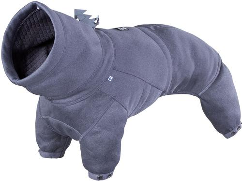 Show full view: Hurtta Midlayer Overall Dog Coat, Blackberry, 10-in slide 5 of 9