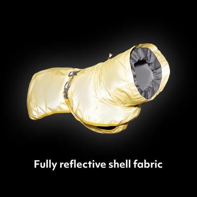 Show full view: Hurtta Mudventure Reflective Dog Coat, Turmeric, 20-in slide 5 of 10