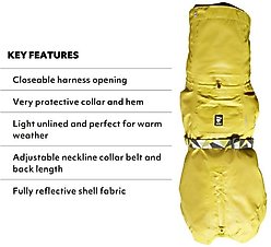 Hurtta Mudventure Reflective Dog Coat, Turmeric, 26-in slide 2 of 7