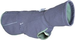 Hurtta Razzle-Dazzle Midlayer Reversible Dog Coat, 10-in, Blackberry