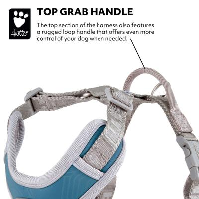 Show full view: Hurtta Venture No-Pull Dog Harness, Bilberry, 18-24-in slide 5 of 7