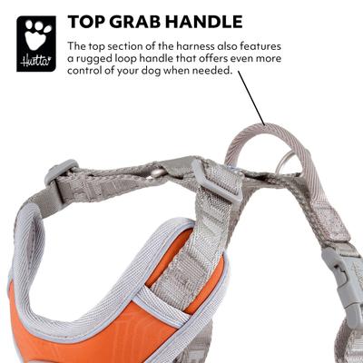 Show full view: Hurtta Venture No-Pull Dog Harness, Buckthorn, 32-40-in slide 5 of 6