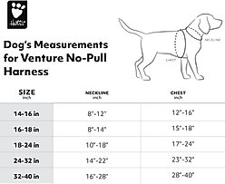 Hurtta Venture No-Pull Dog Harness, Coral, 16-18-in slide 2 of 7