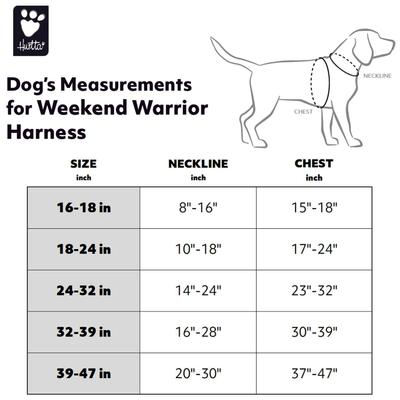 Show full view: Hurtta Weekend Warrior Dog Harness, Raven, 24-32-in slide 2 of 5