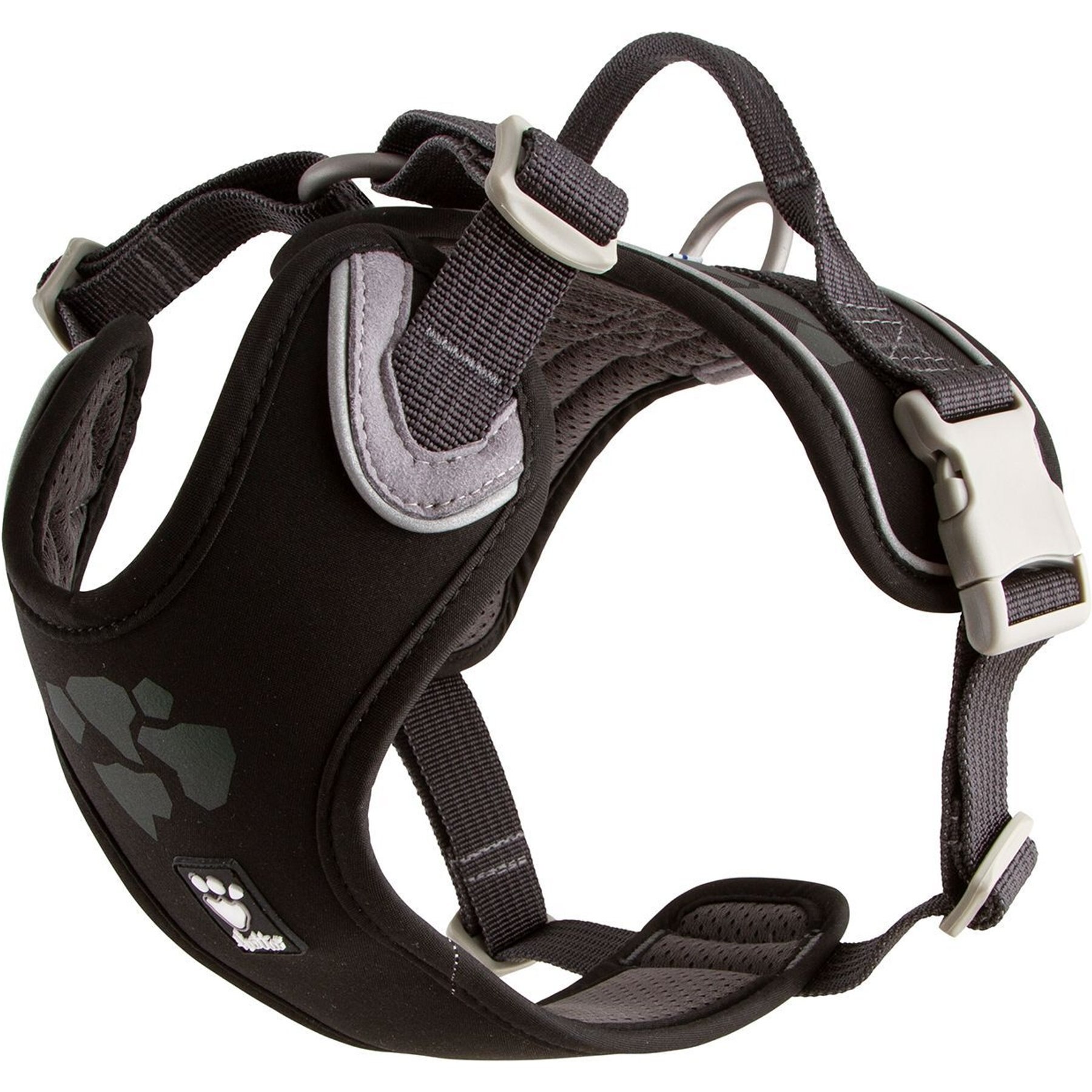Hurtta Weekend Warrior Dog Harness, Raven, 39-47-in