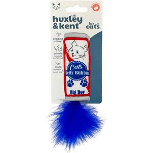 Huxley & Kent Cat Cats Blue Ribbon Cat Toy, White/Red/Blue