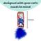 Show in main carousel: Huxley & Kent Cat Cats Blue Ribbon Cat Toy, White/Red/Blue slide 3 of 8