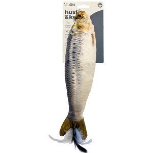 Huxley & Kent Cat Kicker Sardine Cat Toy, Gray