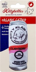 Huxley & Kent Cat Kitty Klaw Clawberry Cat Toy, White/Pink