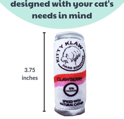 Show full view: Huxley & Kent Cat Kitty Klaw Clawberry Cat Toy, White/Pink slide 3 of 7