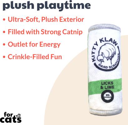Show full view: Huxley & Kent Cat Kitty Klaw Licks & Lime Cat Toy, White/Green slide 2 of 5
