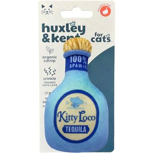 Huxley & Kent Cat Kitty Loco Tequila Cat Toy, Blue