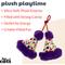 Show in main carousel: Huxley & Kent Cat Party Hats Cat Toy, Purple/White slide 2 of 10