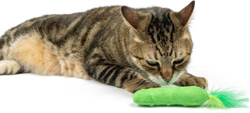 Show full view: Huxley & Kent Cat Pickle Cat Toy, Green slide 5 of 6