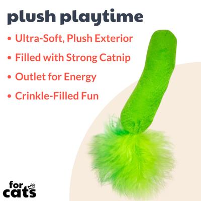 Show full view: Huxley & Kent Cat Pickle Cat Toy, Green slide 3 of 6