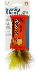 Huxley & Kent Cat Roscos Fluffer Puffs Cat Toy, Orange