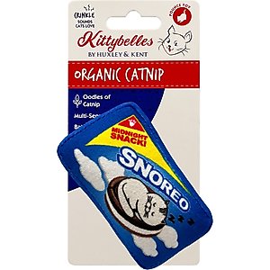 Huxley & Kent Cat Snoreo Cookies Cat Toy, Blue