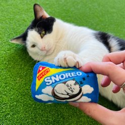 Huxley & Kent Cat Snoreo Cookies Cat Toy, Blue slide 2 of 5