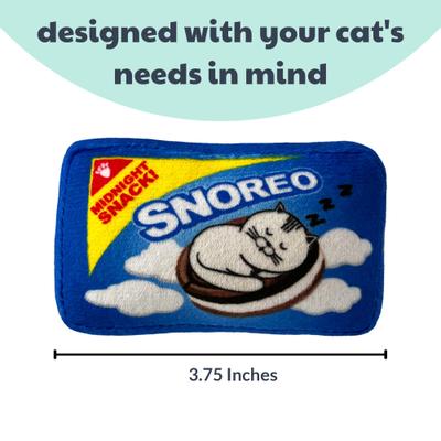 Show full view: Huxley & Kent Cat Snoreo Cookies Cat Toy, Blue slide 3 of 7