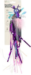 Huxley & Kent Cat Wand Refill 2 Pack Dragonfly Streamers Cat Toy, Purple