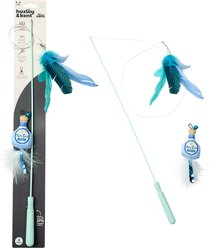 Huxley & Kent Cat Wand Teaser Kitty Loco Cat Toy, Blue