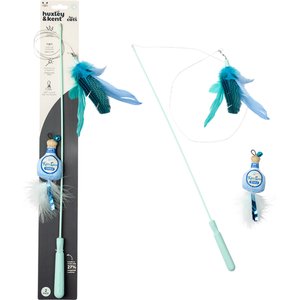 Huxley & Kent Cat Wand Teaser Kitty Loco Cat Toy, Blue