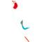 Show in main carousel: Huxley & Kent Cat Wand Wire Birdy & Mouse Cat Toy, Red/Gray/Blue slide 8 of 9