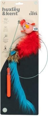 Show full view: Huxley & Kent Cat Wand Wire Birdy & Mouse Cat Toy, Red/Gray/Blue slide 7 of 9