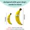 Show in main carousel: Huxley & Kent Dog Fetchies Bruiser Banana Dog Toy, Yellow, Large slide 4 of 11
