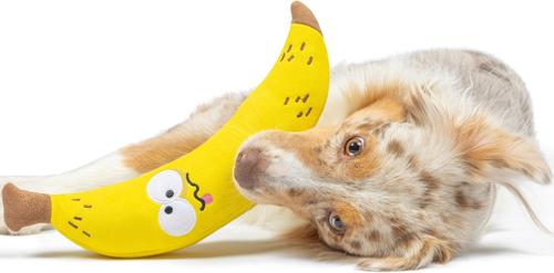 Show full view: Huxley & Kent Dog Fetchies Bruiser Banana Dog Toy, Yellow, Small slide 6 of 10