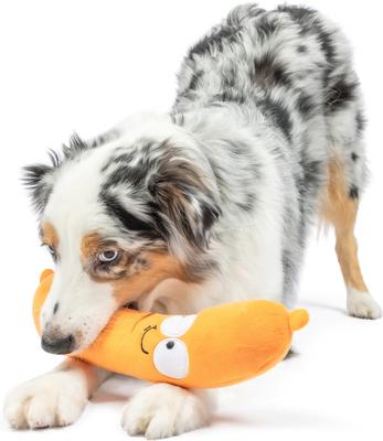 Show full view: Huxley & Kent Dog Fetchies Sammy Sausage Dog Toy, Brown, Small slide 4 of 9