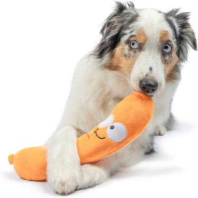 Show full view: Huxley & Kent Dog Fetchies Sammy Sausage Dog Toy, Brown, Small slide 5 of 9